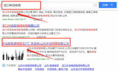 山東半島線纜有限公司與本司簽約網(wǎng)絡(luò)營(yíng)銷項(xiàng)目