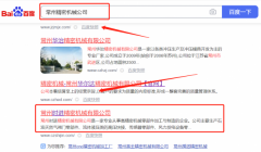 常州時*精密機械有限公司新站排名排名效果展示