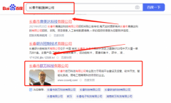 長春市*萬科技有限公司整站優化排名效果展示